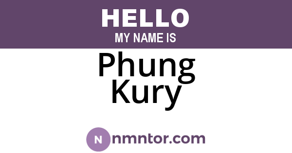 Phung Kury