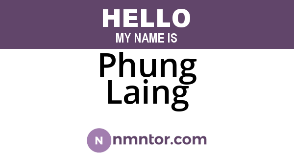 Phung Laing