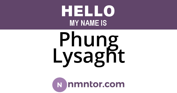 Phung Lysaght