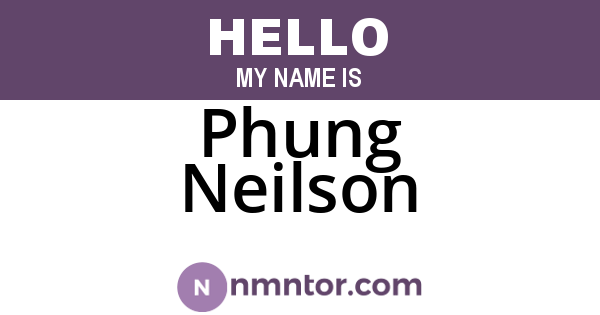 Phung Neilson