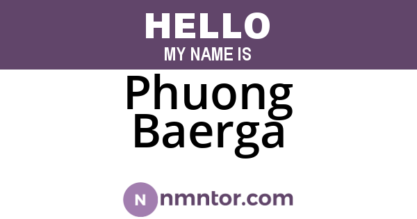 Phuong Baerga