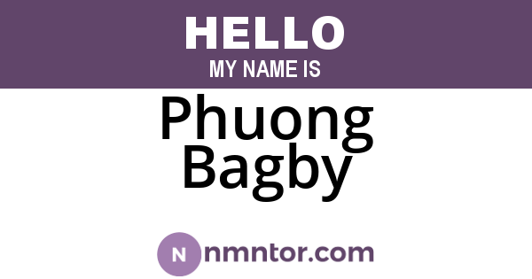 Phuong Bagby