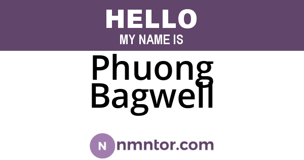 Phuong Bagwell