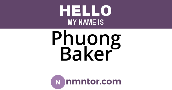 Phuong Baker