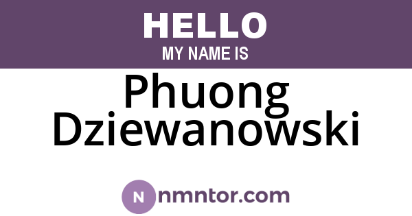Phuong Dziewanowski