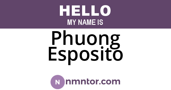 Phuong Esposito