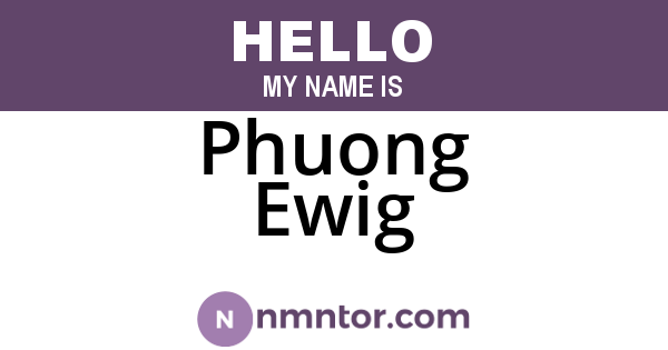 Phuong Ewig