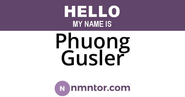 Phuong Gusler