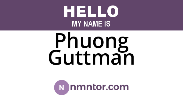 Phuong Guttman