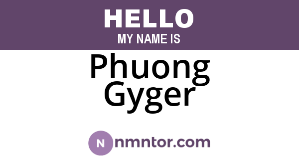 Phuong Gyger