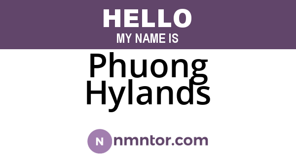 Phuong Hylands