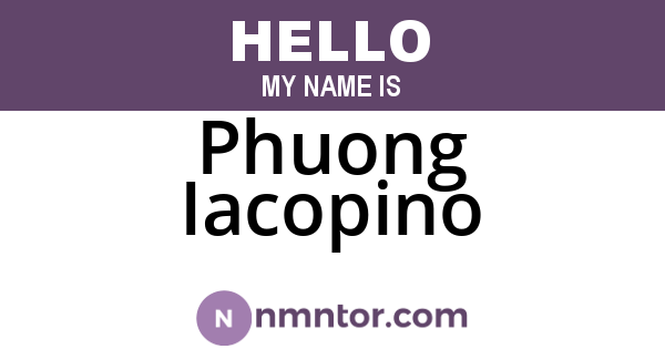 Phuong Iacopino