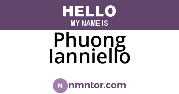 Phuong Ianniello