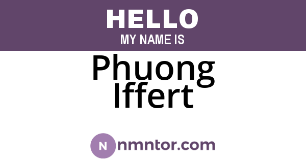 Phuong Iffert