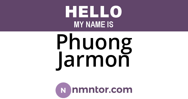 Phuong Jarmon