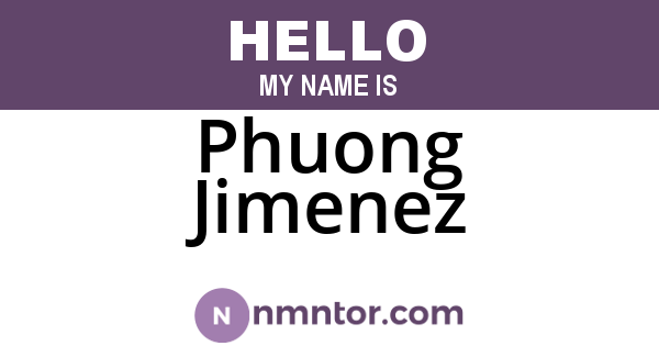 Phuong Jimenez