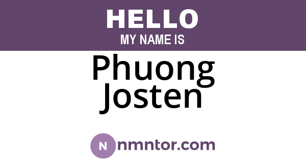 Phuong Josten