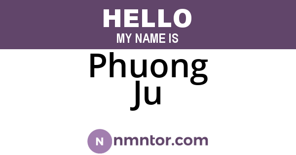 Phuong Ju