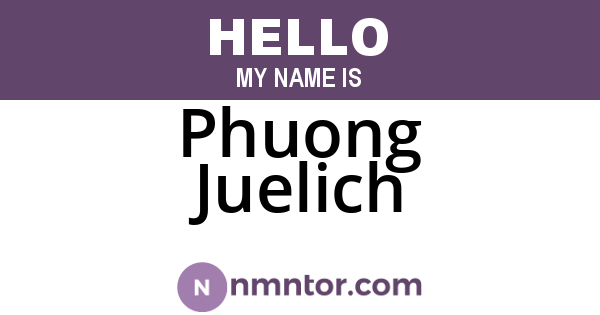 Phuong Juelich