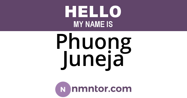 Phuong Juneja
