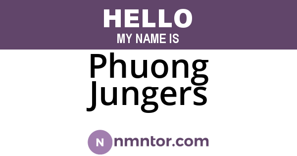 Phuong Jungers