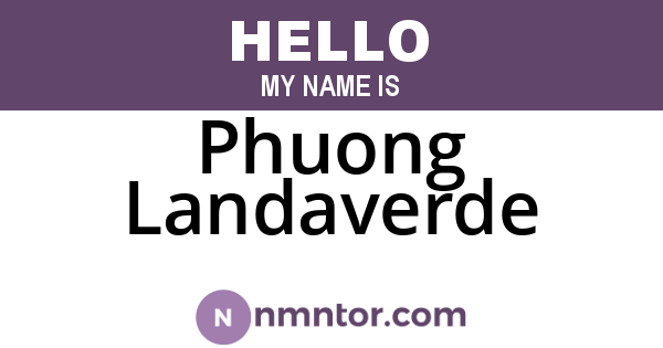 Phuong Landaverde
