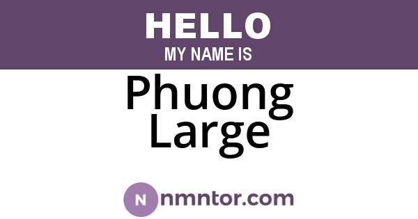Phuong Large