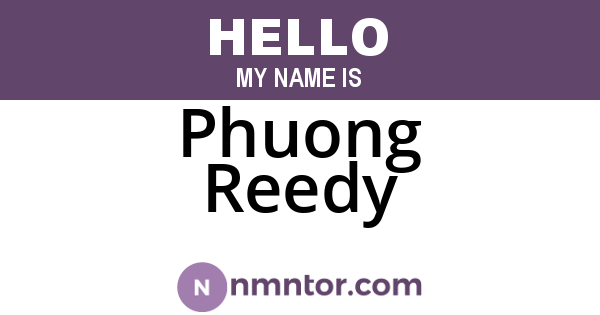 Phuong Reedy