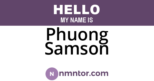 Phuong Samson