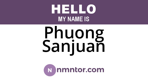 Phuong Sanjuan