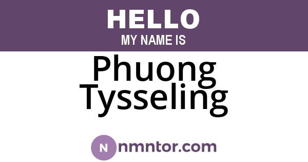 Phuong Tysseling