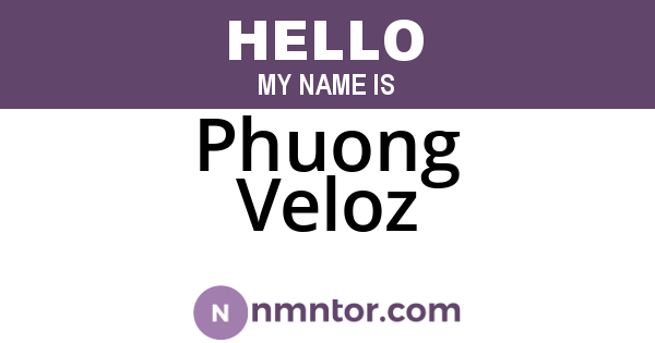 Phuong Veloz