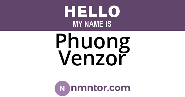 Phuong Venzor