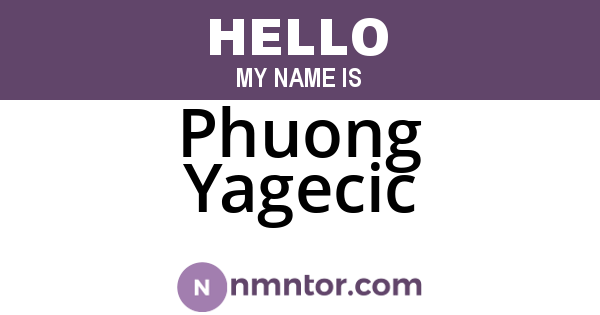Phuong Yagecic