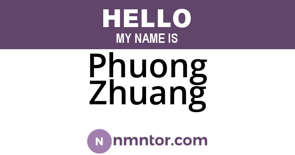 Phuong Zhuang