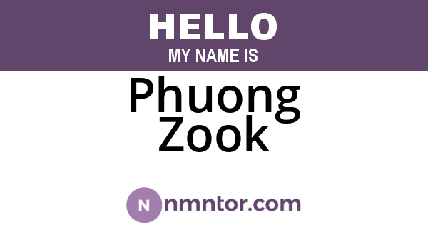 Phuong Zook