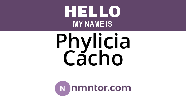 Phylicia Cacho