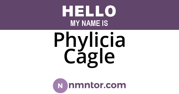 Phylicia Cagle