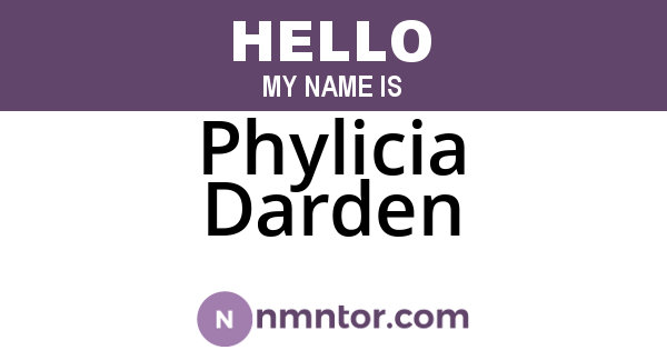 Phylicia Darden