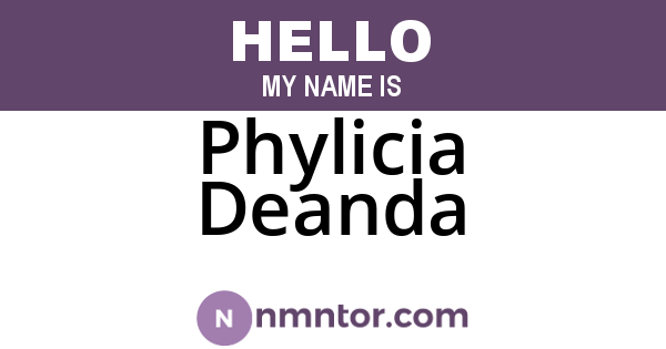 Phylicia Deanda