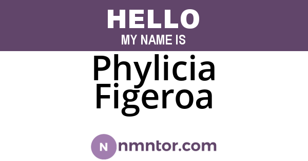 Phylicia Figeroa