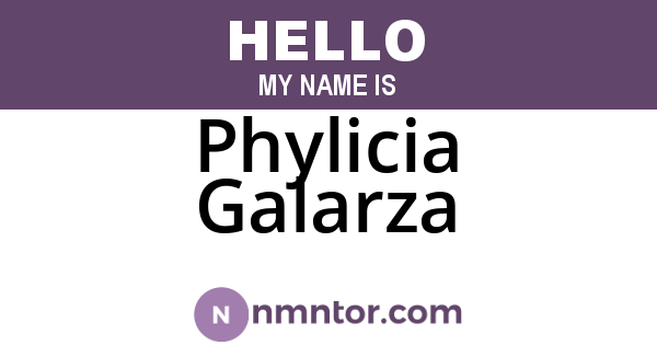 Phylicia Galarza
