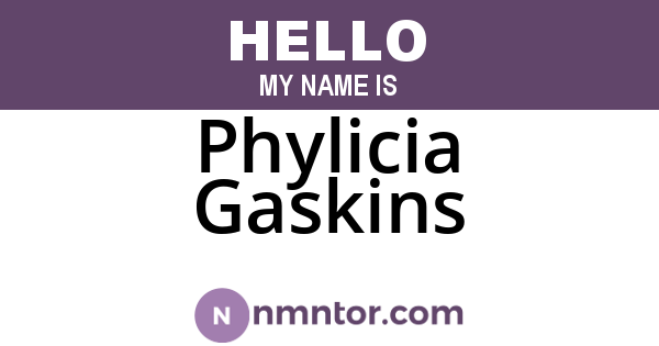 Phylicia Gaskins