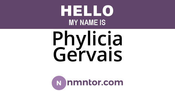Phylicia Gervais