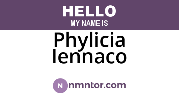 Phylicia Iennaco