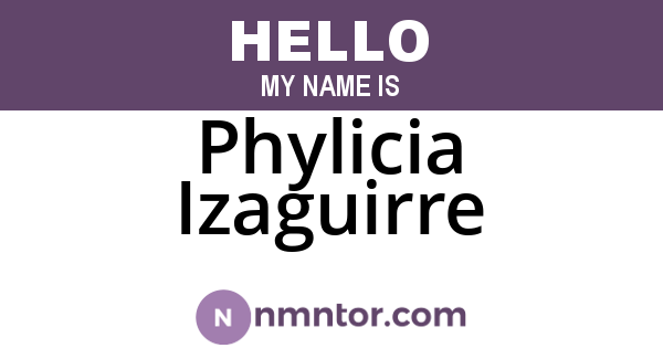 Phylicia Izaguirre