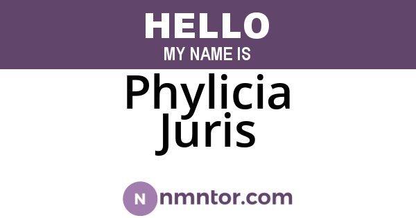 Phylicia Juris