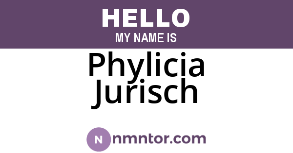 Phylicia Jurisch