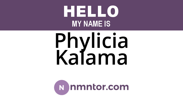 Phylicia Kalama