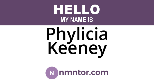 Phylicia Keeney